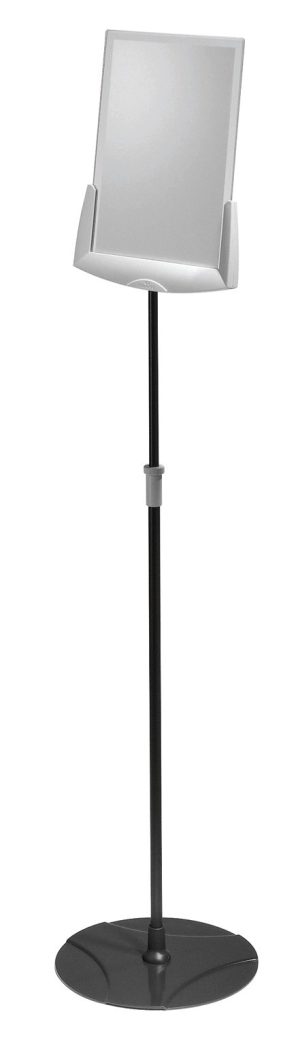 Gulvskilt sherpa® infobase telescopeBordstandere (gulvskilt) med displaypanel i akryl af høj kvalitet. Ideel til brug på messer, udstillinger og i salgslokaler.