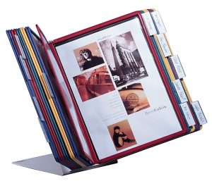 REGISTERSYSTEM VARIO BORD 20 ASS. LOMMER METAL HVID