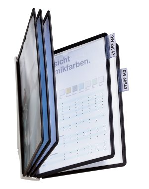 Sherpa® wall 5 Komplet registersystem med vægstativ og 5 A4-lommer i polypropylen. Sherpa® wall 5 Komplet registersystem med vægstativ og 5 A4-lommer i polypropylen.