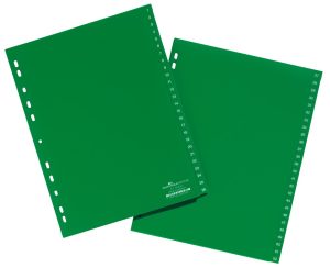 REGISTER DURABLE A4 1-52 GRØN M/TRYKTE FANER REGISTER DURABLE A4 1-52 GRØN M/TRYKTE FANER
