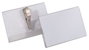 NAVNESKILTE DURABLE 54X90MM KROKODILLENÆB/KLEMME 25 STK