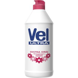 HÅNDOPVASK VEL ULTRA 500 ML. MED FARVE OG FARFUME