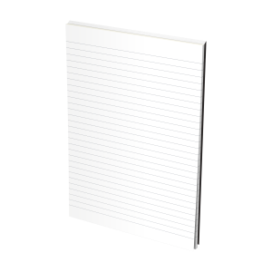 Oxford Essentials Notesbog i fleksibelt katon omslag og dobbeltspiral i A4, fleksibelt karton omslag limet Notesblok 100 sider, linjeret sort