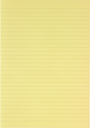 Bantex Konceptpapir, Gult, Linjeret