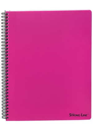 Bantex Strong-Line Kollegieblok A5 Linjeret, Pink