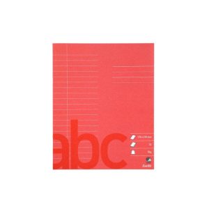 Bantex Skolehæfte 17X21 20 Linjer, Rød