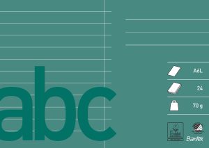 Bantex Glosehæfte A6 Tværformat, Mørkegrøn