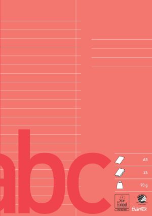 Bantex Glosehæfte A5, Rød