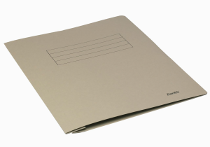 ARBEJDSMAPPE A4 KARTON GRÅ