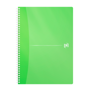 Oxford My Colours Notesbog i PP omslag og dobbeltspiral, A4, linjeret, 50 Ark, assorterede farver