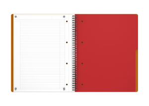 Activebook Oxford International Notesbog med PP omslag og dobbeltspiral, A4+, 160 sider, linjeret