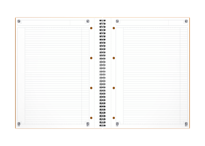 Notebook Oxford International Notesbog, dobbeltspiral, A4+, 160 sider, linjeret