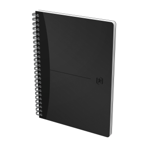 Oxford Urban Mix Notesbog i tykt PP omslag og dobbeltspiral, A5, 180 sider, kvadreret