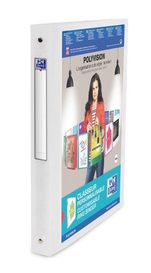 RINGBIND ELBA POLYVISION M/LOMME A4   KLAR 20MM