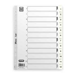 REGISTER A4 1-12 PP HVID OXFORD