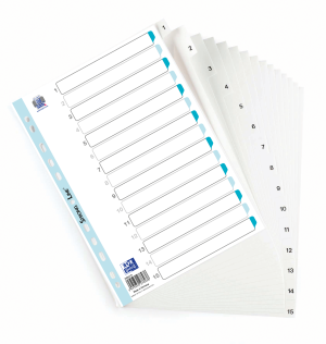 REGISTER A4 1-15 HVID STRONG-LINE PP