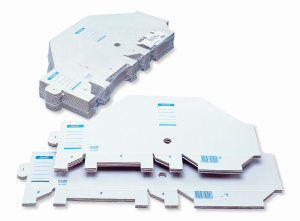 Bantex Tidsskriftskassette A4, Bølgepap, Hvid