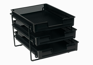 Bantex Orth Brevbakker, 3 Pak, Sort Bantex Orth Brevbakker, 3 Pak, Sort