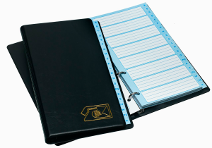 Bantex Telefonregister, Medium, Sort