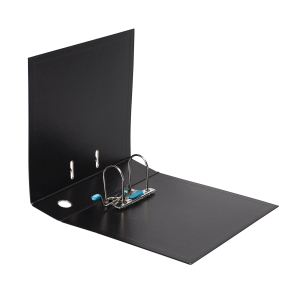 Elba Strong-Line Brevordner Sort A4 8 Cm