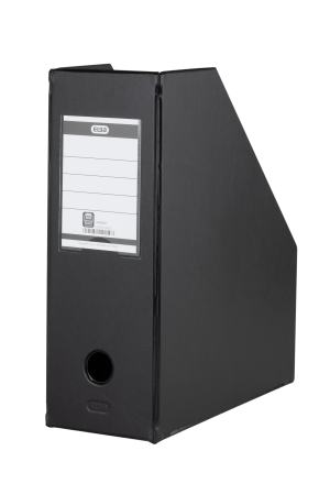 Elba Tidsskriftskassette Sort A4 11 Cm Ryg