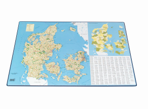 Bantex Skriveunderlag, Danmark, Blå