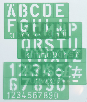 Linex 8530 Skriftskabelon