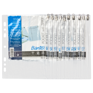 Bantex Lynlåslomme A5 0,14 Mm, Transparent