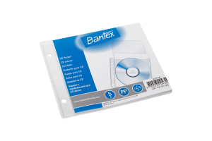 Bantex Cd-Lomme, Transparent