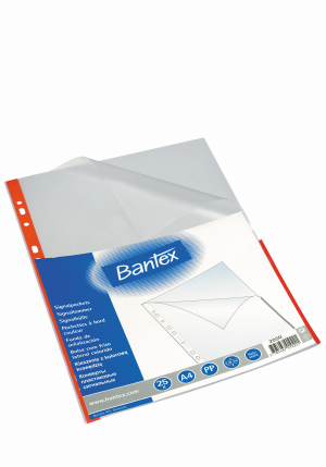 Bantex Signallomme 0,08 Mm, Rød
