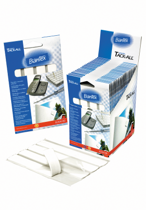 KLÆBEMASSE TACK-ALL AFTAGELIG HVIDE STRIMLER