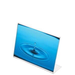 MENUHOLDER A4 L-MODEL AKRYL MODEL 1224 - VANDRET