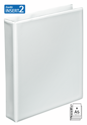 Bantex Insert2 Præsentations Ringbind 2.5 Cm Kapacitet, Hvid