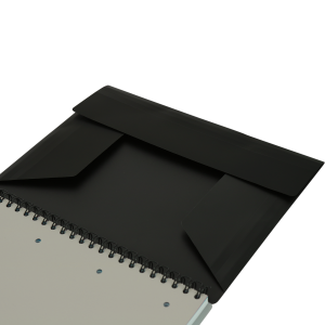 Organiserbook Oxford Students Dobbeltspiral A4+ 160 sider Store kvadrater 5 mm små firkanter