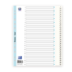 Strongline Register A4+ 1-31 PP 0,12 Hvid