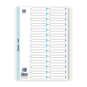 Strongline Register 1-54 A4 PP 0,12 Hvid