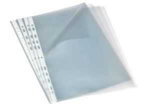 PLASTLOMME A4 ÅBEN TOP + T.V. 0,09MM 100 STK/PK