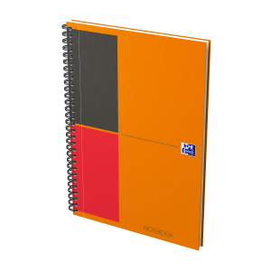 Notebook Oxford International Notesbog, dobbeltspiral, B5, 160 sider, linjeret