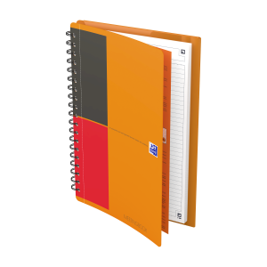 Meetingbook Oxford International Notesbog i PP omslag og dobbeltspiral B5, 160 sider, linjeret
