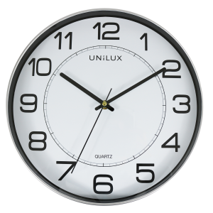 Unilux Magnet Ur i sølv