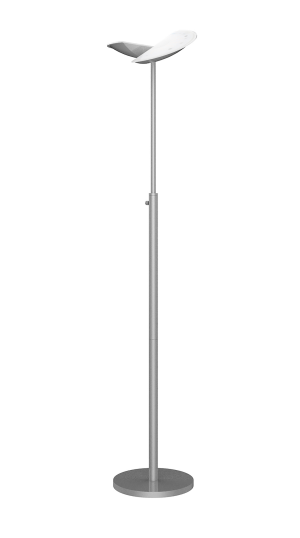 Unilux Zelux Uplighter LED i sølv