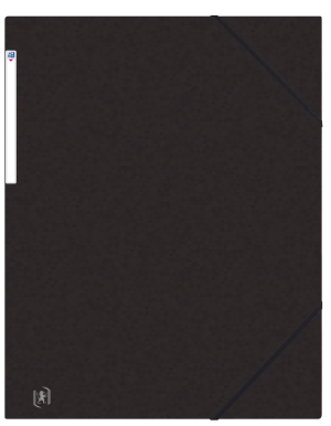 OXFORD Top File+-samlemappe med elastikker og 3 flapper A3 sort