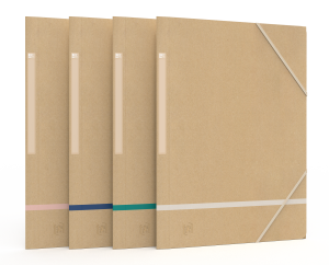 ELASTIKMAPPE A4 OXFORD TOUREG BRUN ASS.