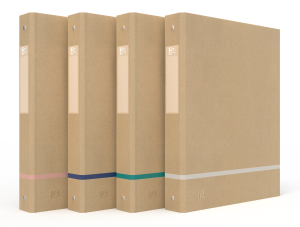 RINGBIND A4 OXFORD TOUAREG 40MM 4 O-RINGE ASS. FARVER