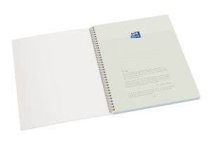 OXFORD Origins A4+ Card dobbelttråd linjeret notesbog, 140 sider, sort, SCRIBZEE-kompatibel