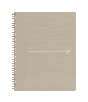 OXFORD Origins A4+ Card dobbelttråd linjeret notesbog, 140 sider, sand, SCRIBZEE-kompatibel