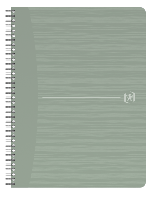 OXFORD My Rec'Up A4-notesbog i karton med dobbelttråd, 5x5 kvadreret, 180 sider, assorterede farver, SCRIBZEE®-kompatibel, genbrug