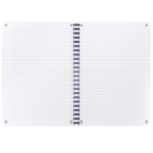 OXFORD Signature A5 Notesbog Fleksibelt omslag Dobbeltspiral Linjeret 160 sider Blå SCRIBZEE-kompatibel