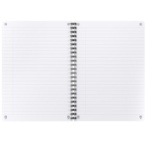 OXFORD Signature A5 Fleksibelt omslag Dobbeltspiral Notesbog Linjeret 160 sider Sort SCRIBZEE-kompatibel