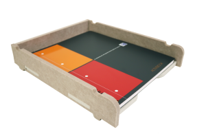 Unilux stackable wastebasket ECHO MAIL ULX PET